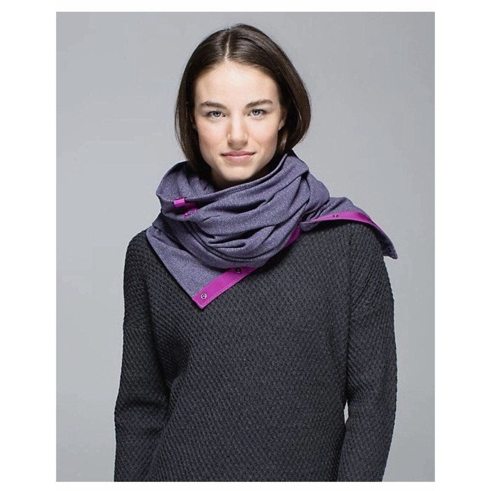lululemon athletica Purple and Magenta Wrap Scarf